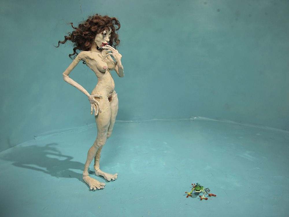 Nathalie Djurberg & Hans Berg, Untitled (Acid), 2010, Stop motion animation, video, music, 6:05 min, © Nathalie Djurberg & Hans Berg / Bildupphovsrätt 2018, Courtesy the artists and Moderna Museet