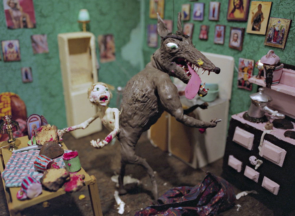 Nathalie Djurberg & Hans Berg, We Are Not Two, We Are One, 2008, Stop motion animation, video, music, 5:33 min, © Nathalie Djurberg & Hans Berg / Bildupphovsrätt 2018, Courtesy the artists and Moderna Museet