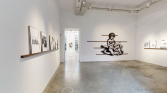 Exhibition view: Iván Argote, Deep Affection, Galerie Perrrotin-Paris, 2018, Courtesy Galerie Perrrotin