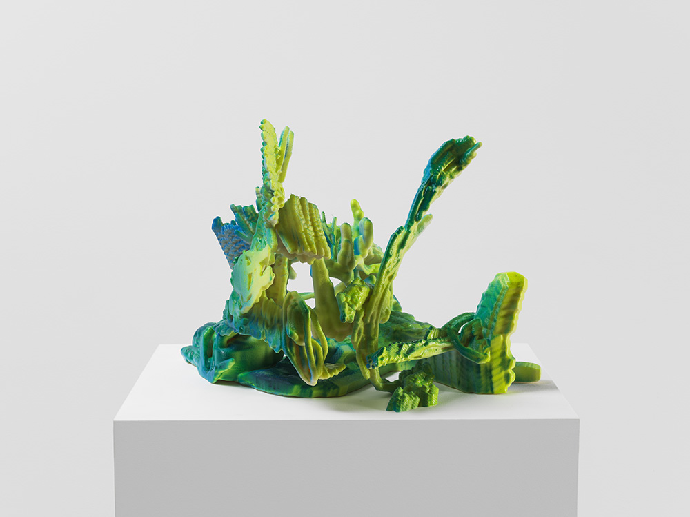 Leelee Kimmel, Doong, 2018, Thermoplastic ABS-M30i with acrylic paint and UV protective coating, 35.6 x 35.1 x 31 cm, © Leelee Kimmel, Courtesy the artist and Simon Lee Gallery
