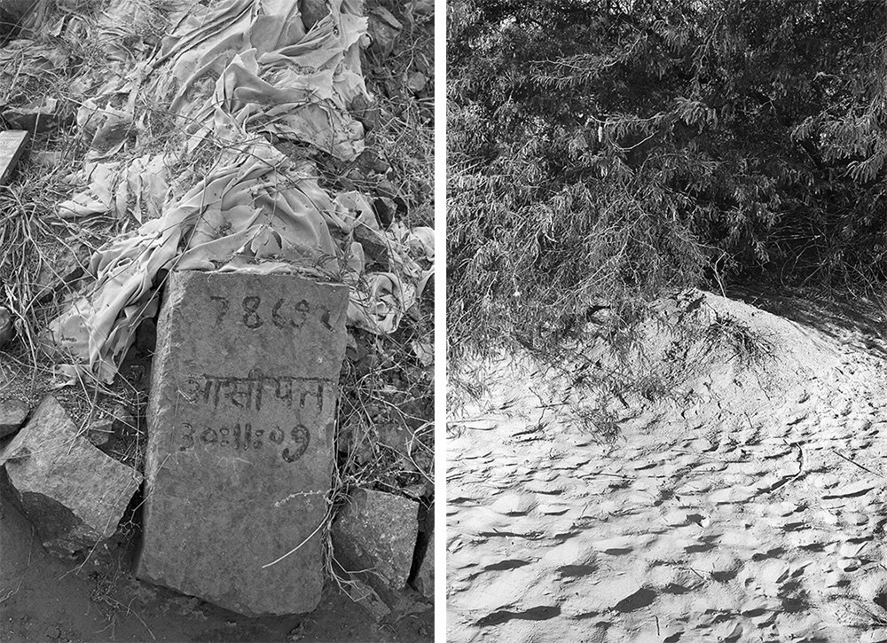 L&R: Gauri Gill, Untitled from Traces, 1999 – ongoing, Silver gelatin print, © Gauri Gill, Courtesy the artist and Museum Tinguely