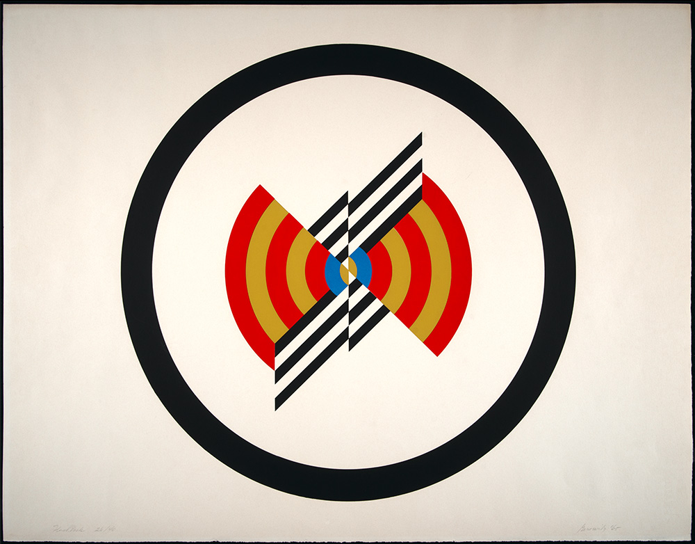 Judy Chicago, Flashback, Version 2, 1965, Silkscreen print, 40,6 x 50,8 cm. Courtesy the artist and Salon 94 Galler-New York