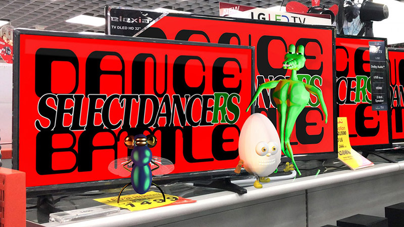 Meriem Bennani, Screen capture from the Dance Battle Live MoCap game, Courtesy: the artist and SIGNAL-New York