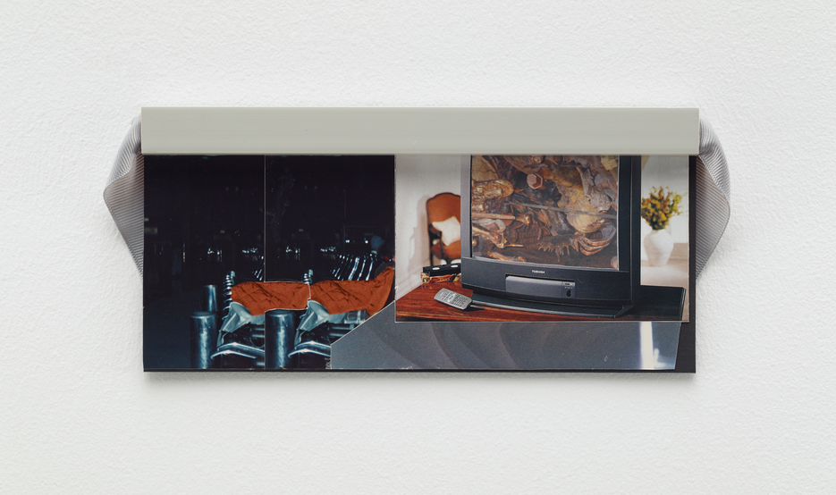 Vincent Fecteau, Untitled, 2014, Mixed media collage, 11 x 25 x 2 cm, © Vincent Fecteau, Courtesy the artist and Matthew Marks Gallery