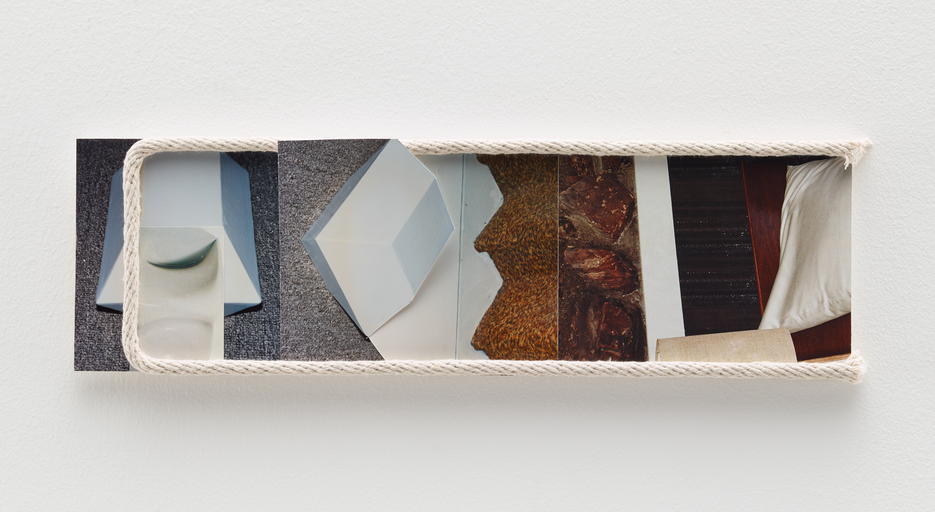 Vincent Fecteau, Untitled, 2014, Mixed media collage, 11 x 36 x 1 cm, © Vincent Fecteau, Courtesy the artist and Matthew Marks Gallery