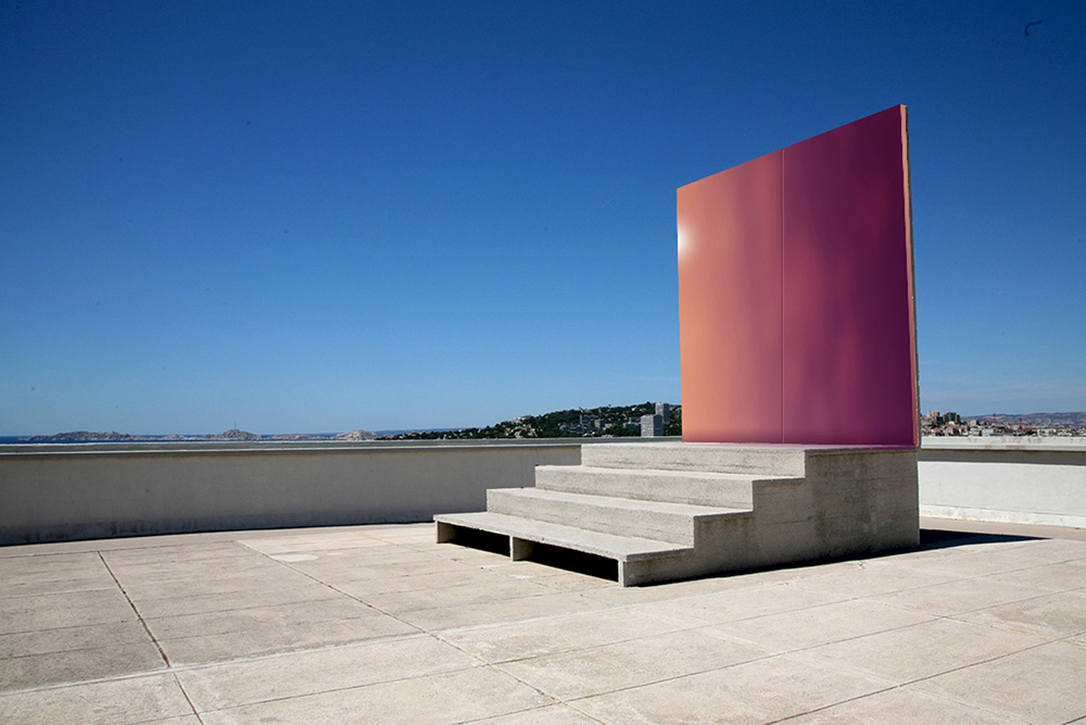Olivier Mosset, Exhibition view MaMo 2018, © MaMo - Olivier Mosset