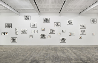 Exhibition View, Tacita Dean & Julie Mehretu, Marian Goodman Gallery-Paris, Courtesy the artists and Marian Goodman Gallery-New York/Paris/London