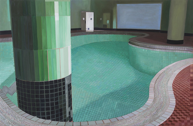 Adriana Varejão, Quitandinha, 2018, Oil on canvas, 75 x 115 cm, © Adriana Varejão, Courtesy the Artist and Victoria Miro Gallery