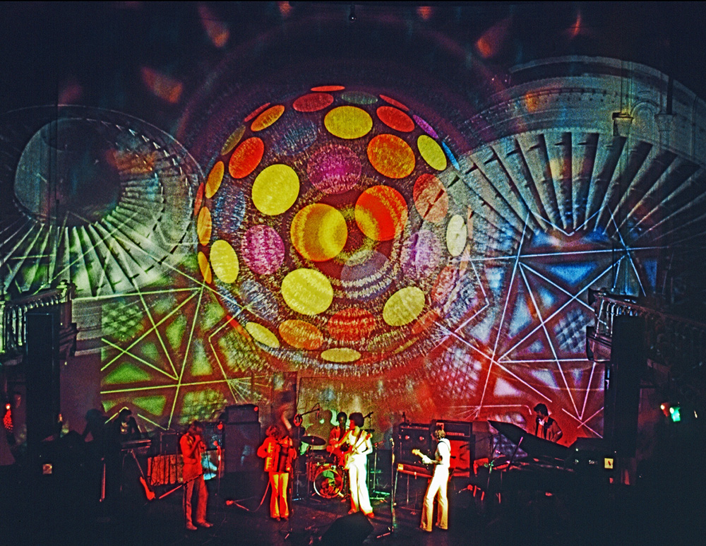 Adri Hazevoet, Lightshow in Paradiso, circa 1970. © Adri Hazevoet