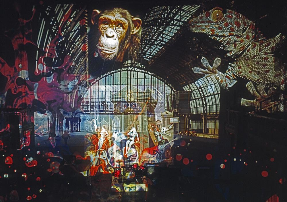 Adri Hazevoet, Lightshow in Paradiso, circa 1970. © Adri Hazevoet