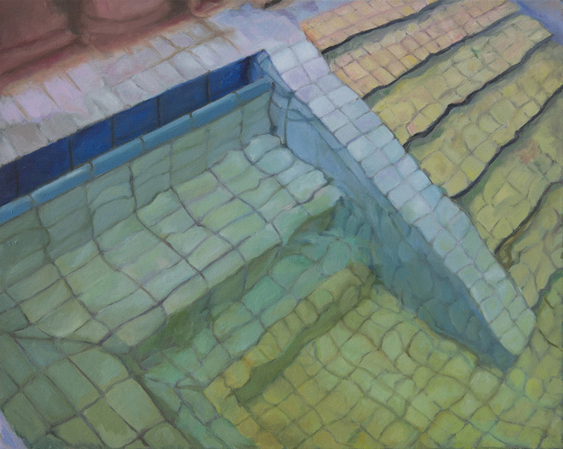 Adriana Varejão, Budapeste III, 2018, Oil on canvas, 40 x 50 cm, © Adriana Varejão, Courtesy the Artist and Victoria Miro Gallery