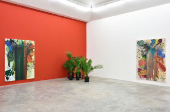 Installation view, John M Armleder, Almine Rech Gallery-Paris, 2018, Courtesy Almine Rech Gallery