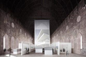 David Chipperfield Architects Works 2018, Exhibition view, Basilica Palladiana, Venice, 2018, © David Chipperfield Architects