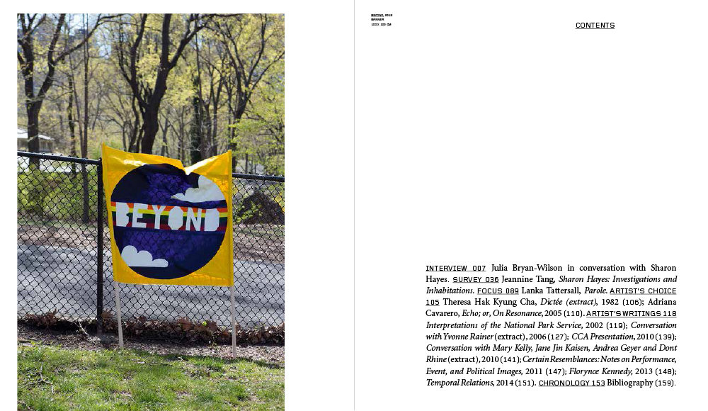 Sharon Hayes, Phaidon Publications