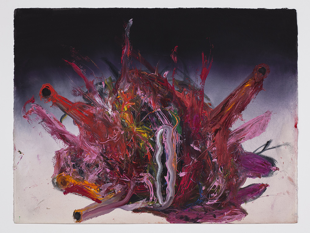 Anish Kapoor, Grunt, 2014, Gouache on paper, 50.8 x 67.2 cm, © Anish Kapoor, Courtesy the artist and MOMENTUM- Moss