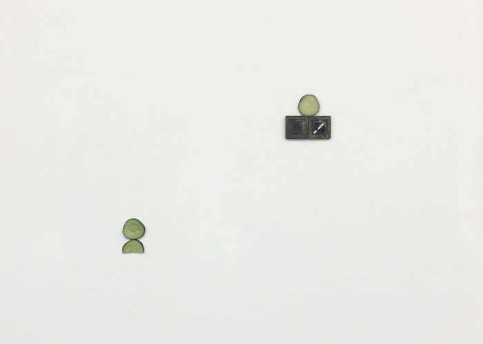 Nina Canell, Cucumber (Detail), 2018, installation view S.M.A.K. 2018, Courtesy the artist and S.M.A.K.