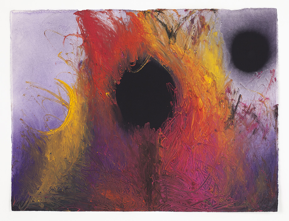Anish Kapoor, Luna, 2016, Gouache on paper, 50.8 x 67.2 cm, © Anish Kapoor, Courtesy the artist and MOMENTUM- Moss