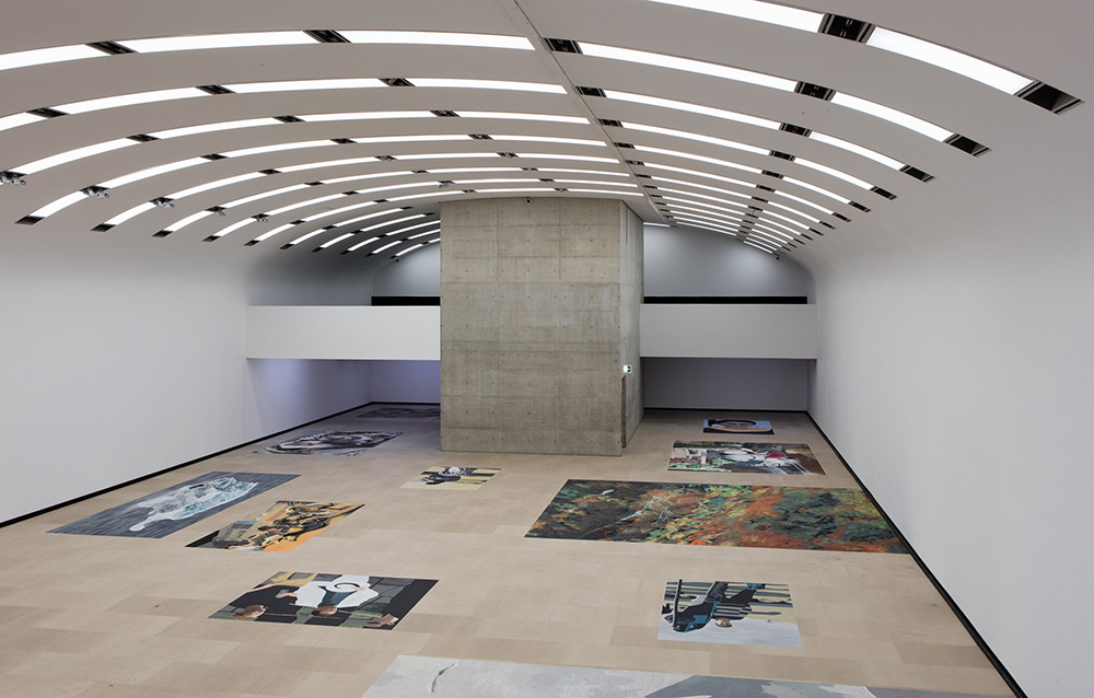Installation view: Olaf Nicolai. There Is No Place Before Arrival, Kunsthalle Wien 2018, © Olaf Nicolai & Bildrecht, 2018, Photo: Stephan Wyckoff