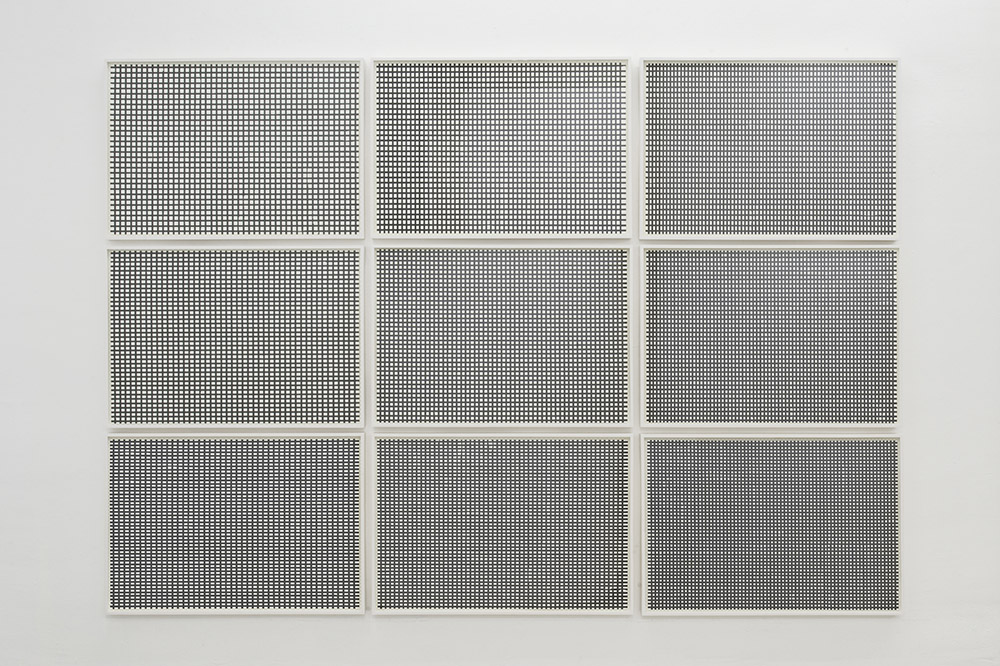 Ignacio Uriarte, The Kingdom, 2013, Permanent marker on paper, 9 drawings: 61.5 x 87.5 x 4 cm each (measures with frame), Courtesy the artist and Fundación Botín