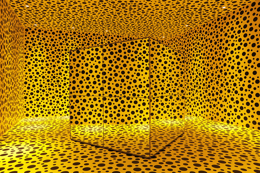 Installation view: Yayoi Kusama, Life is the Heart of a Rainbow, GOMA, 2018, Courtesy Yayoi Kusama Studio Inc. and GOMA