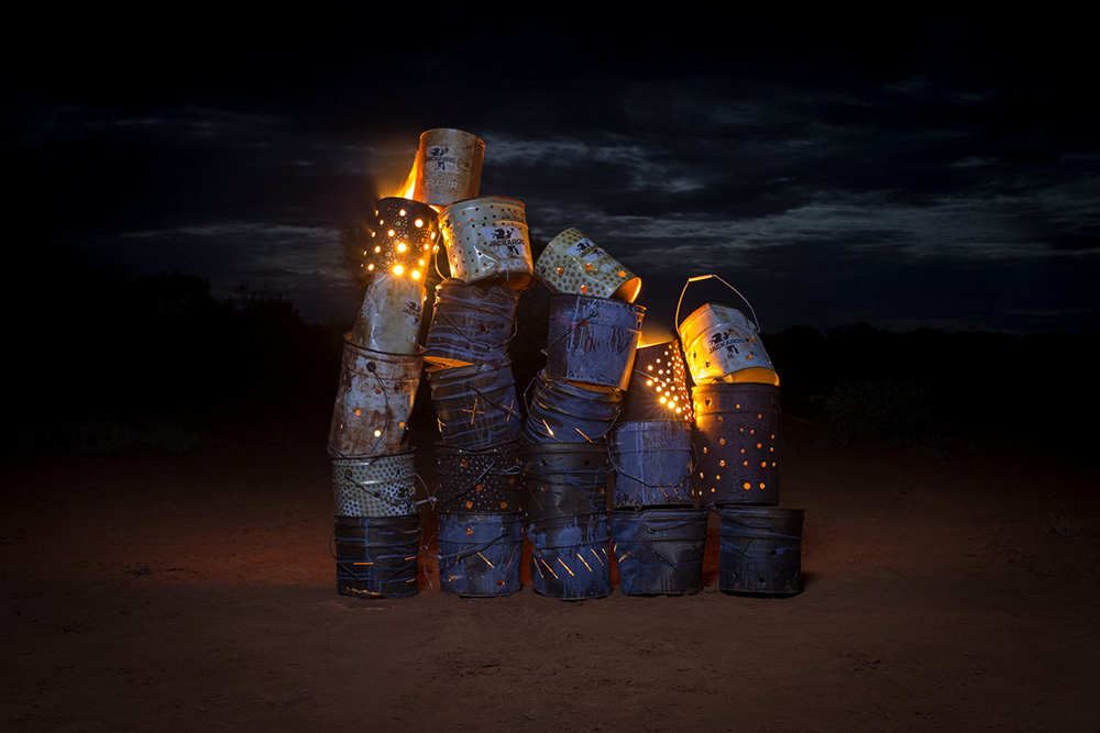 Robert Fielding, Objects of origin 4, 2018. C-type print on dibond, 110 x 165 cm. Courtesy the artist and Mimili Maku Arts, Mimili Community, South Australia