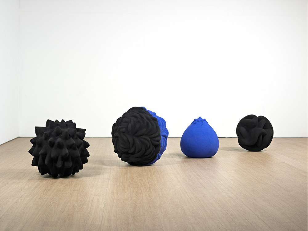 Anish Kapoor, The Chant of Blue, 1983, Mixed media and pigment, dimensions variable, Purchased from Lisson Gallery 1983. British Council Collection-London, © Anish Kapoor, Courtesy the artist Lisson Gallery and British Council Collection-London