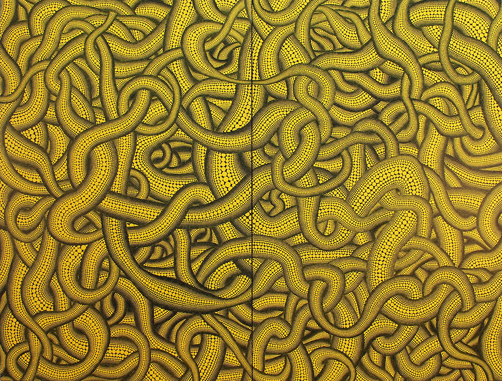 Yayoi Kusama, Sex obsession, 1992, Acrylic on canvas, Collection: Lito and Kim Camacho, © Yayoi Kusama