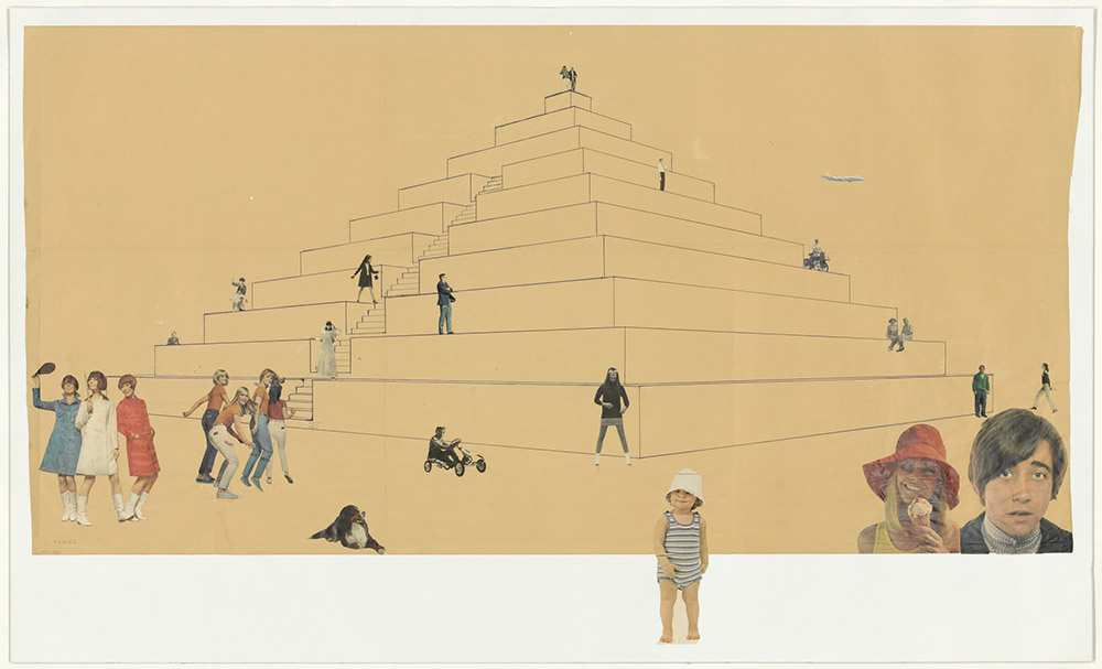 Poul Gernes, Pyramide, Sketch, Photo: Andreas Larsson, Skissernas Museum-Lund, Courtesy Wanas Foundation