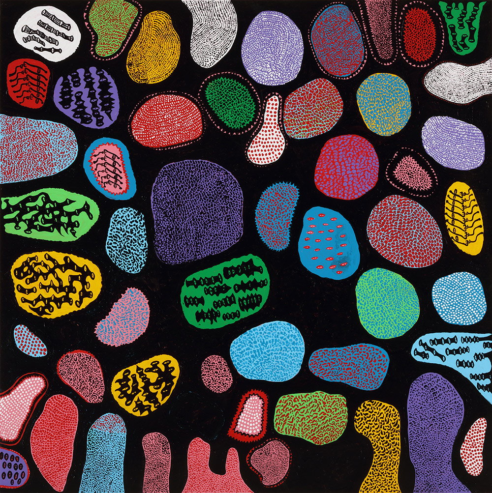 Yayoi Kusama, Everlasting Beauty for the Never Ending Universe, 2016, Collection of the Artist, © Yayoi Kusama, Courtesy of Ota Fine Arts-Tokyo/Singapore, Victoria Miro-London and David Zwirner-New York