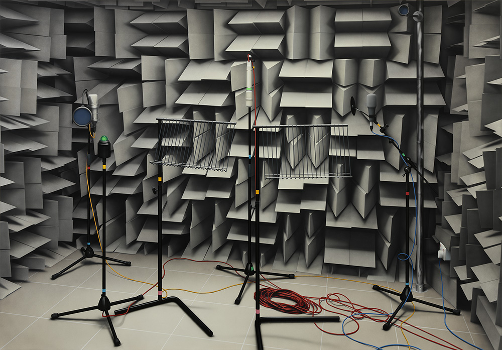 Des Lawrence, George Martin, 2016, Enamel on aluminium, 167 × 239 × 4 cm, Photo: Todd White, Courtesy the artist