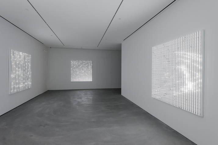 Installation view: Leo Villareal: ESCAPE VELOCITY, 2018, © Leo Villareal, Photo: Cow Lau, Courtesy the artist and Pace Gallery