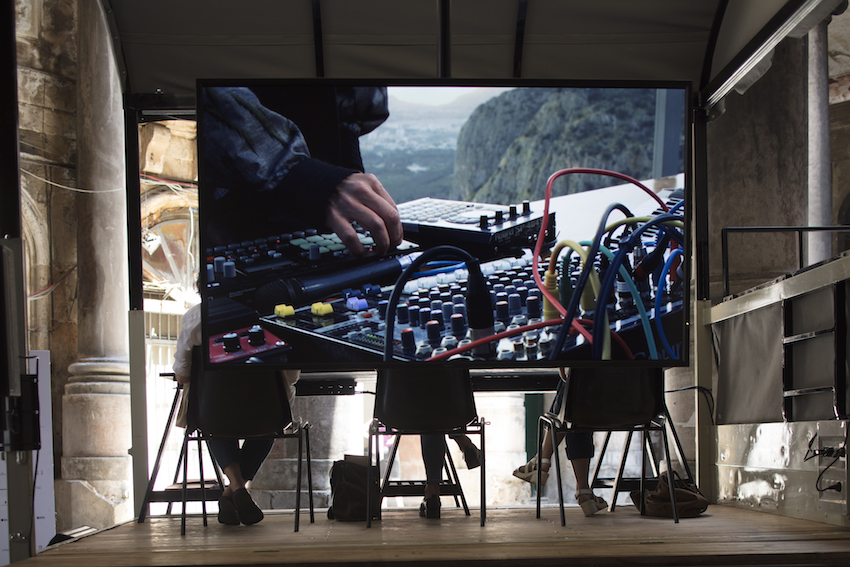 MASBEDO, Videomobile, 2018, Multichannel video installation, Installation view at manifesta12-Palermo, © & Courtesy MASBEDO