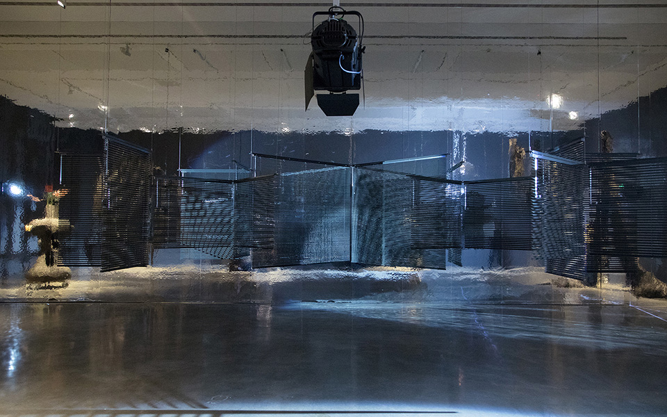 Haegue Yang, Installation view: 21st Biennale of Sydney: 'SUPERPOSITION: Equilibrium & Engagement', Museum of Contemporary Art Australia, Sydney, 2018. In view: 'The Intermediates' and 'Lethal Love'. Photo: Studio Haegue Yang.