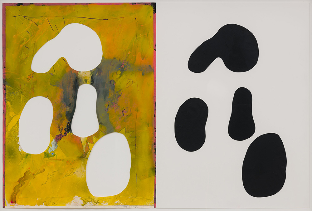 Mike Kelley, Untitled (Collages 1974-2011), 1974-2011, Mixed media and collage on paper, 2 parts: 61 x 45.7 cm each, Photo: Jeff McLane, © Mike Kelley Foundation for the Arts. All Rights Reserved/VAGA at ARS-NY, Courtesy the Foundation and Hauser & Wirth