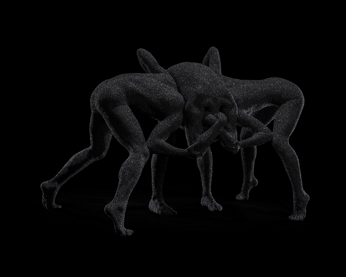 Kohei Nawa, Spider (1/3_Black Sic_VESSEL), 2016, Mixed media, Photo: Nobuta Omote/SANDWICH © Kohei Nawa and Damien Jalet, Courtesy Scai The Bathhouse and Arario Gallery