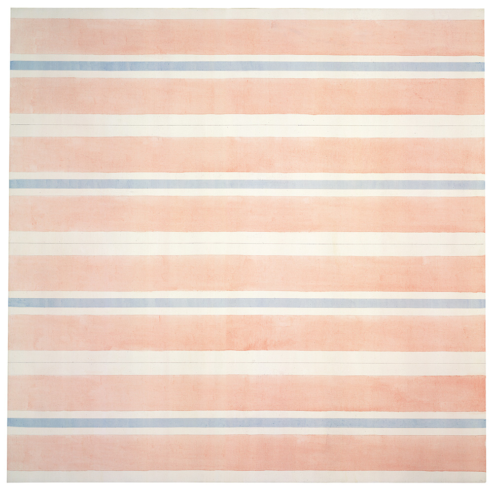 Agnes Martin, Affection, 2001, Acrylic and graphite on canvas, 152.4 cm x 152.4 cm, From The Collection Of Laura Arrillaga-Andreessen, © 2018 Estate Of Agnes Martin/Artists Rights Society (Ars)-New York