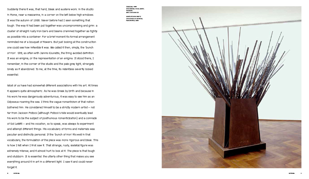 Jannis Kounellis, Phaidon Publications