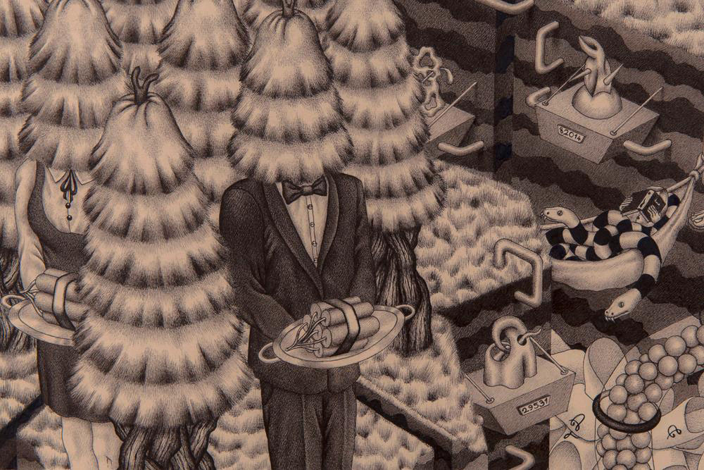 Erinç Seymen, A Day at Hotel (Detail), 2018, © Erinç Seymen, Courtesy the artist and Zilberman Gallery