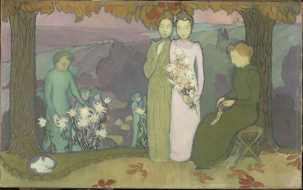 Maurice Denis, October, also known as October Evening, 1891, Oil on canvas, Musée d’Orsay, Paris, Photo © RMN-Grand Palais (musée d'Orsay) / Hervé Lewandowski