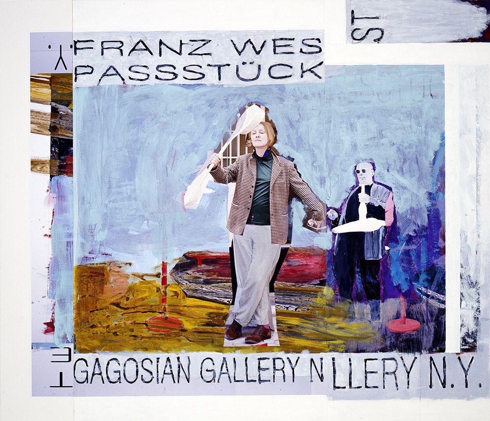 Franz West, Poster project (Gagosian Gallery, New York), 2008, Collage on cardboard, 114 x 133 cm, Franz West Privatstiftung-Vienna, Photo © Birgit und Peter Kainz, Franz West Privatstiftung