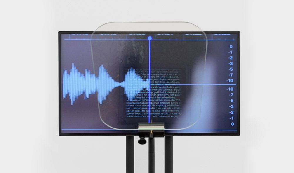 Lawrence Abu Hamdan, Contra Diction (Speech Against Itself) (2015), Courtesy of the artist
