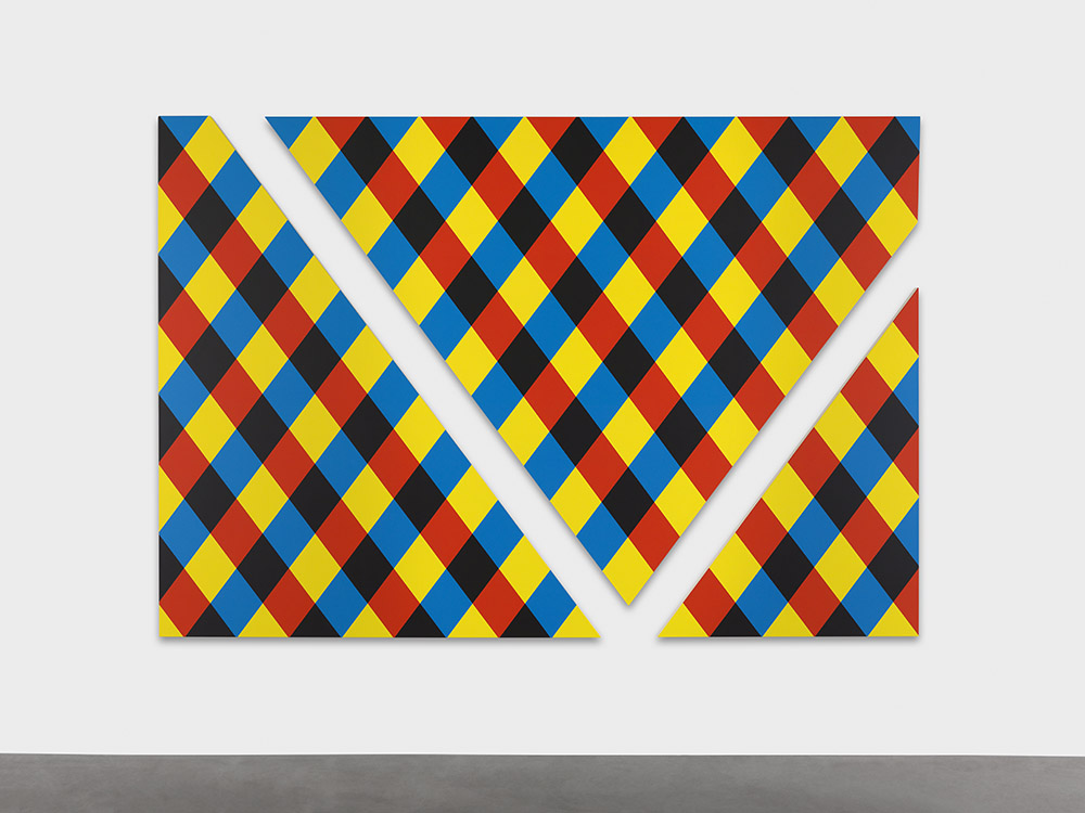 Stéphane Dafflon, “Magic Eye” AST341, 2018, Acrylic on canvas, 200 x 290 cm, Courtesy Xippas Geneva, © Annik Wetter