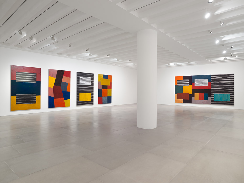 Sean Scully, Uninsideout, 2018, Installation view, © Sean Scully, Courtesy of the artist and BlainSouthern, Photo Peter Mallet