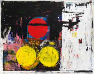 Joe Bradley, Black Peter, 2018, Oil on canvas, 211.5 x 269.2 cm. © Joe Bradley, Photo: Rob McKeever