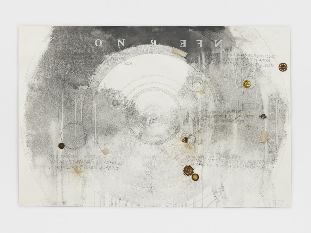 Ricardo Brey, Outer darkness, 2017, Mixed media on paper, 73h x 110w cm, © Ricardo Brey, Courtesy the artist and Alexander Gray Associates Gallery-New York