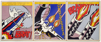 Roy Lichtenstein, As I Opened Fire, 1964. © Estate of Roy Lichtenstein, c/o Pictoright Amsterdam. Collection Stedelijk Museum Amsterdam