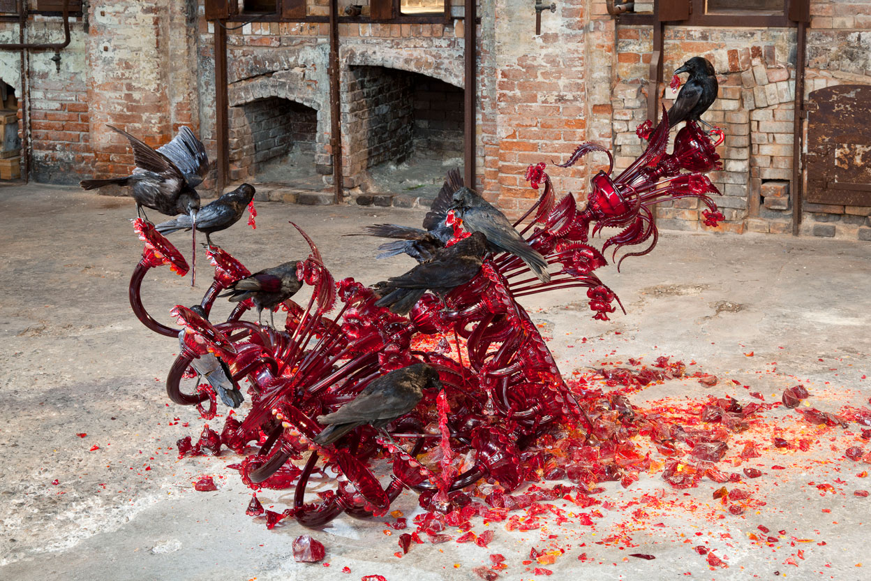 Javier Pérez, Carroña, 2011, Photo: Francesco Allegretto, Courtesy the artist and Berengo Studio