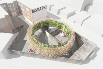 Rendering of Hórama Rama by Pedro & Juana, Winner of the 2019 Young Architects Program, Ana Paula Ruiz Galindo & Mecky Reuss-Mexico City, Mexico