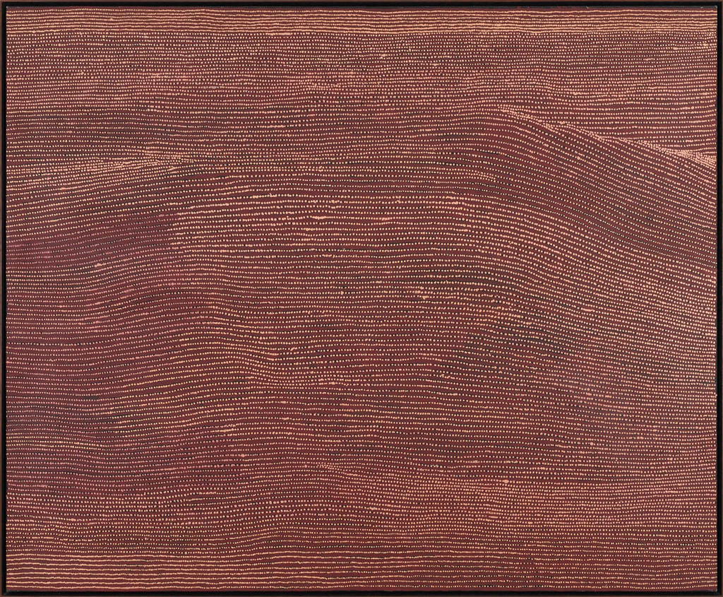 Willy Tjungurrayi, Untitled, 2001, Synthetic polymer paint on canvas, 151.9 x 183 cm, © Willy Tjungurrayi, Photo: Rob McKeever, Courtesy Gagosian