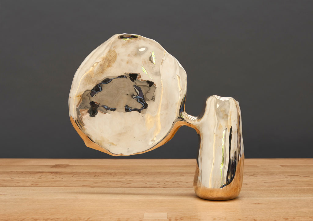 Alma Allen, Not Yet Titled, 2016, Bronze, 16 x 18 3/4 x 5 1/4 inches, © Alma Allen, Courtesy the artist and Blum & Poe Gallery